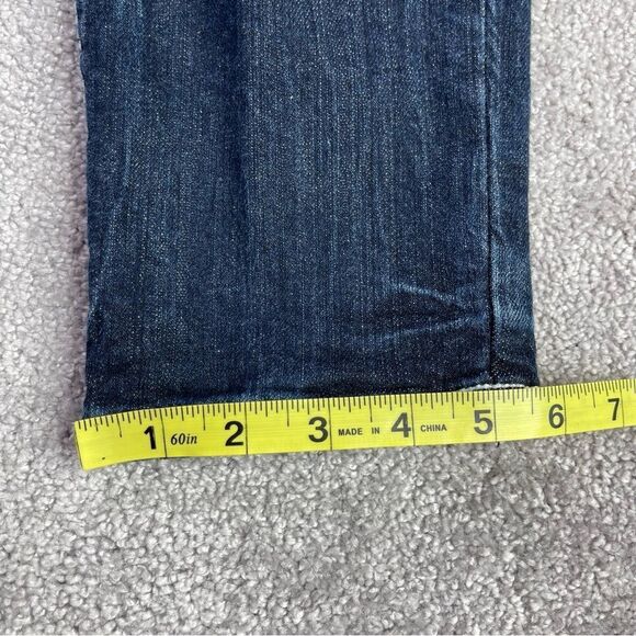 Wrangler Premium Patch Jeans Women's 27X30 Blue Dark Wash Skinny Leg Low Rise - Picture 14 of 15